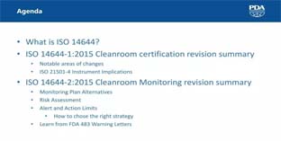 ISO14644-1、-2《洁净室及其受控环境：确认/监测》